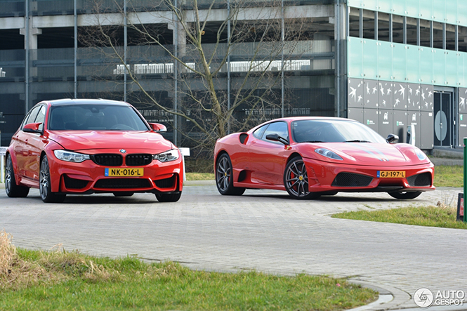 BMW M3 F80 Sedan in Ferrari rood, is dat lekker?