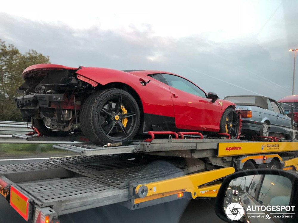Ferrari 458 Speciale mist een aantal onderdelen