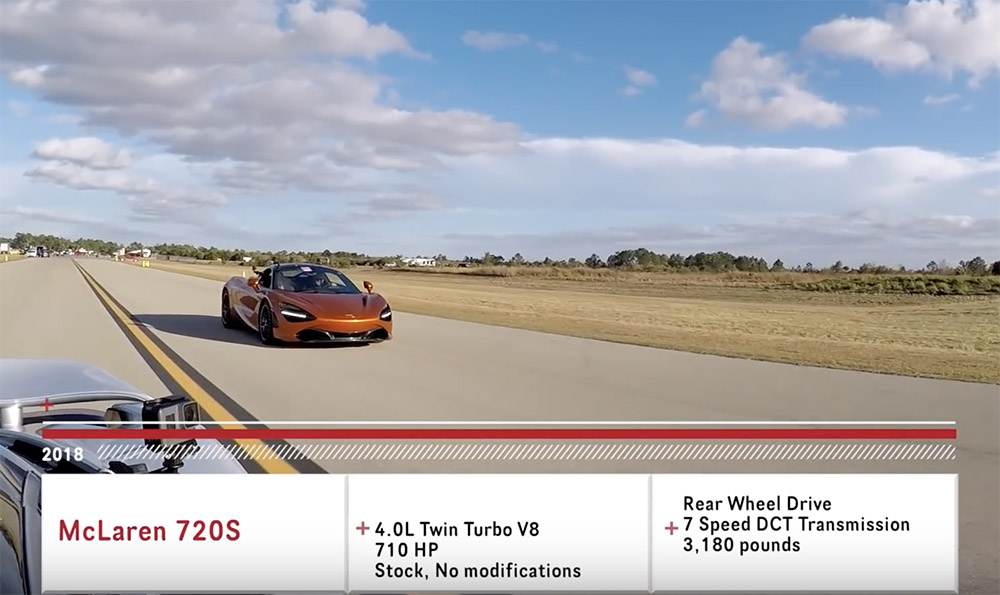 Filmpje: McLaren 720S tegen McLaren 720S met 1.000 pk