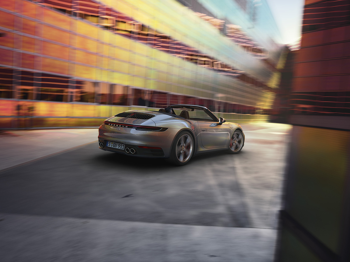 Topless de zomer in met de Porsche 992 Cabriolet