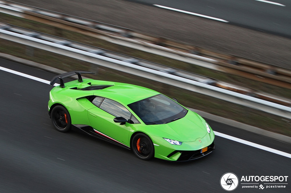 Spot van de dag: Lamborghini Huracán LP640-4 Performante