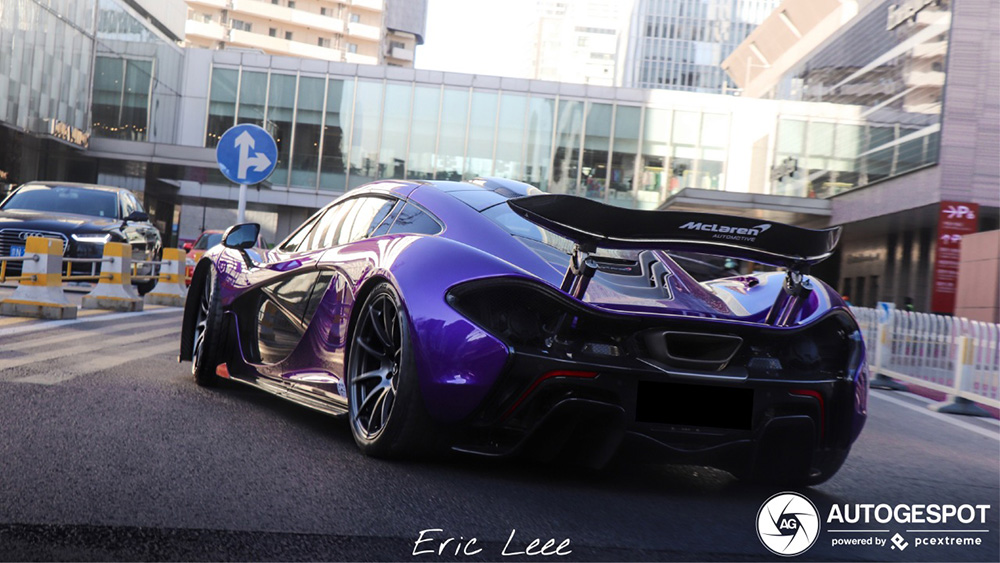 McLaren P1 in Beijing is het helemaal