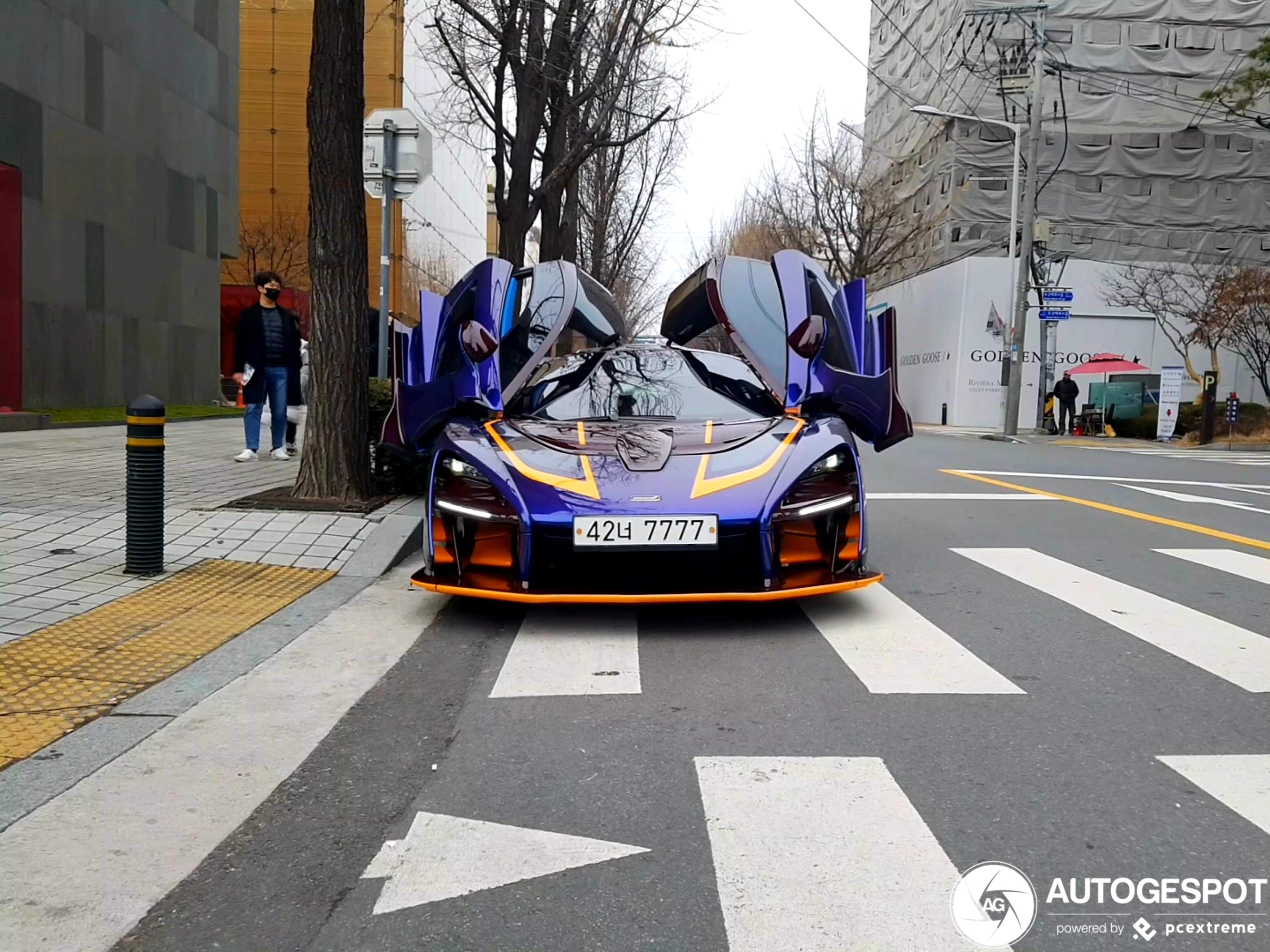 McLaren Senna is opvallend gekleurd in Zuid-Korea