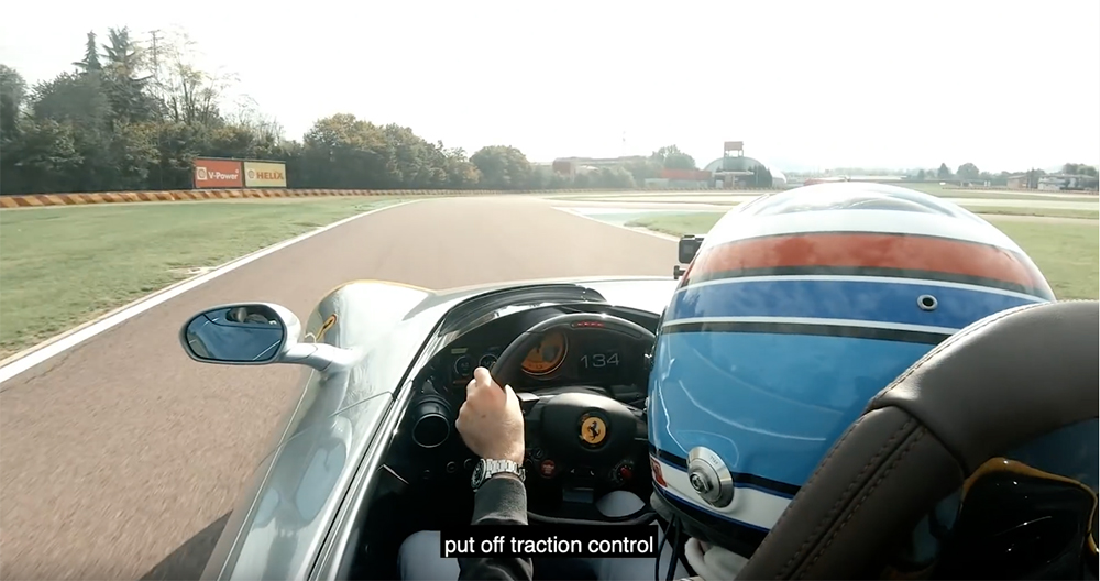 Filmpje: Ferrari Monza SP1 laat zelfs Nico Rosberg schrikken