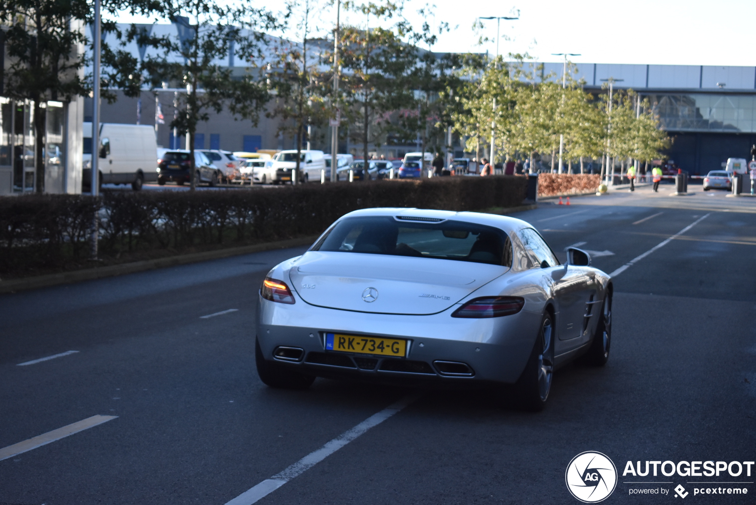 Mercedes-Benz SLS AMG wordt slechts zelden gezien