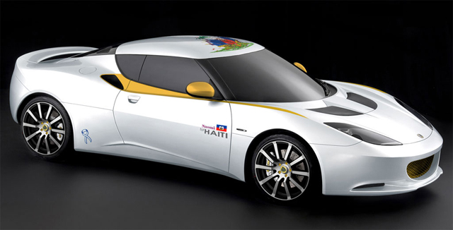 Lotus Evora "Naomi for Haiti": slechts acht exemplaren 
