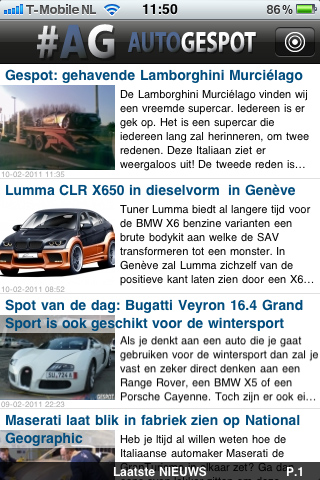 Autogespot app nu in de App Store!