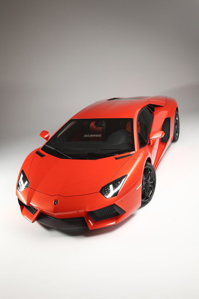 Nog een foto van de Lamborghini Aventador LP700-4
