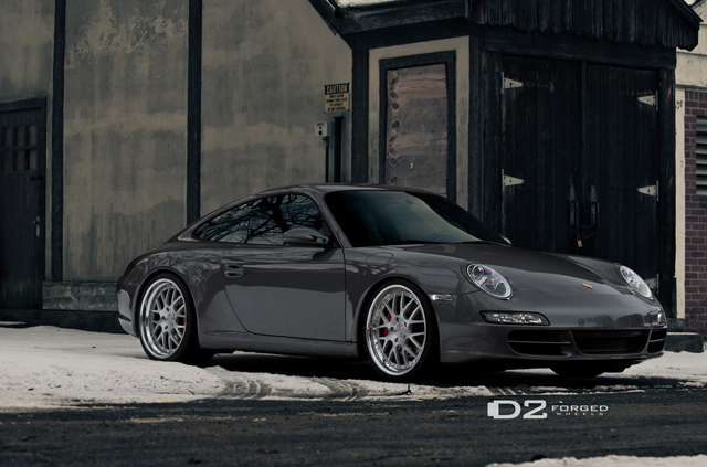 Porsche 997 Carrera op D2Forged in sfeervolle omgeving