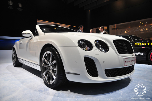 Genève 2011: Bentley Continental Supersports Ice-Speed Record Convertible