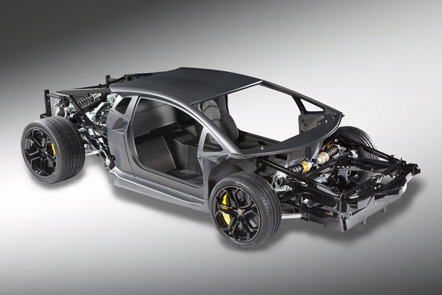 Lamborghini toont chassis van Aventador LP700-4