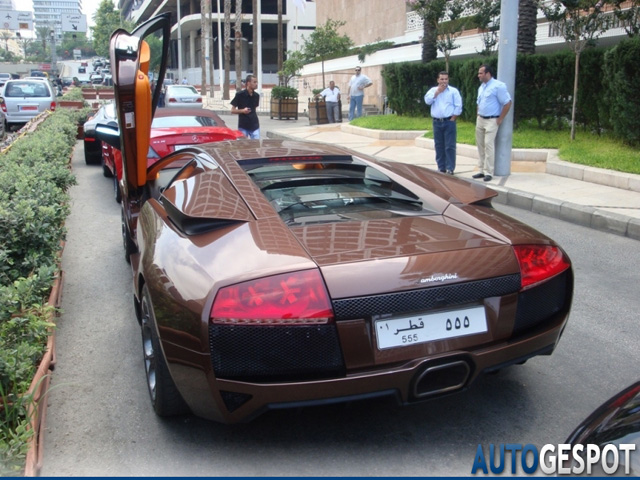 Gespot in Beirut: Lamborghini Murciélago LP640