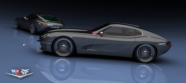 Moderne variant Jaguar E-Type: Growler E 2011 Concept 