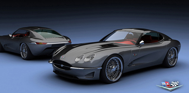 Moderne variant Jaguar E-Type: Growler E 2011 Concept 