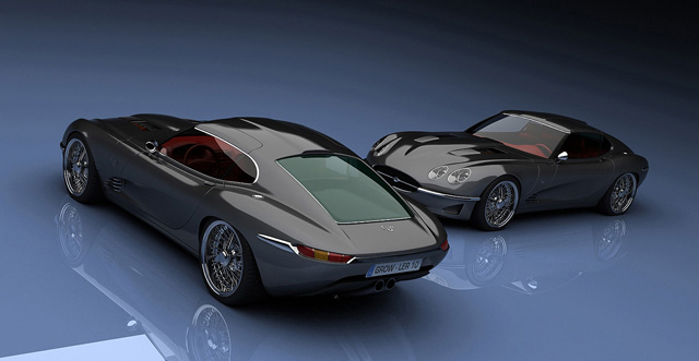 Moderne variant Jaguar E-Type: Growler E 2011 Concept 