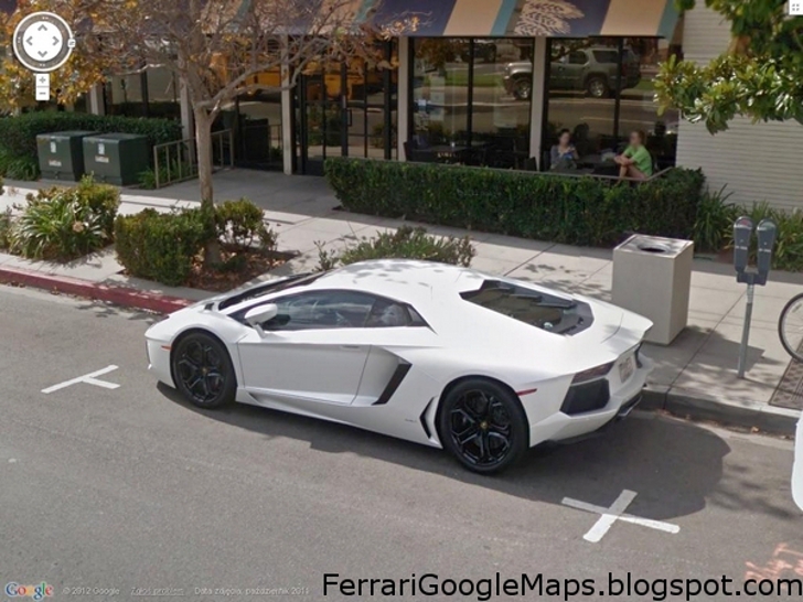 Gespot op Google Streetview: Lamborghini Aventador LP700-4