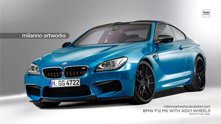 Rendering: BMW M6 F13 met ADV.1 velgen