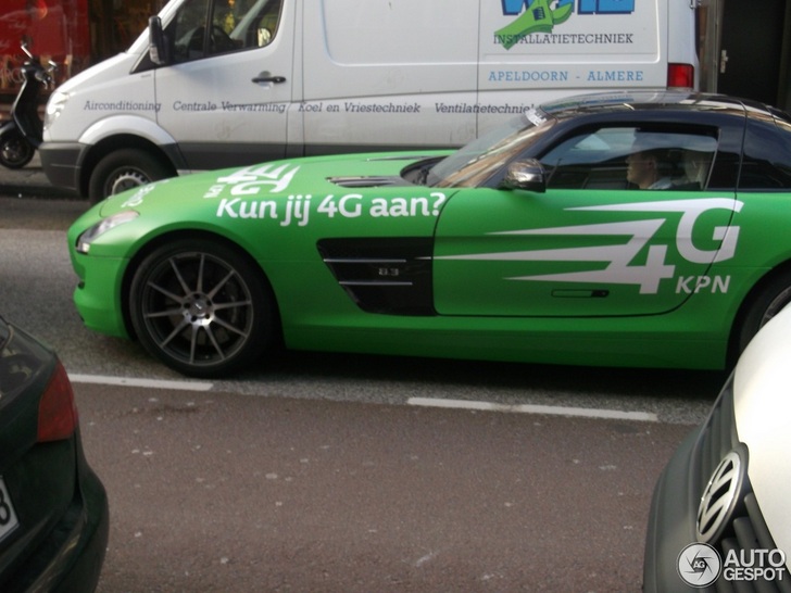Reclamestunt van de dag: Mercedes-Benz SLS AMG