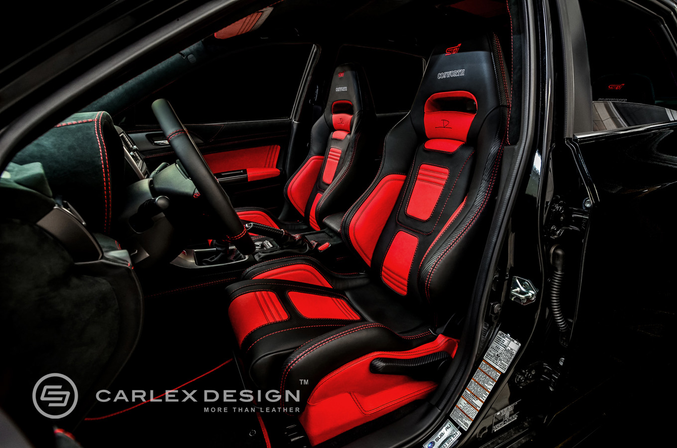 The Wild Beast: Subaru Impreza WRX STI door Carlex Design