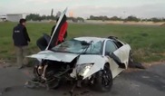 Lamborghini Murciélago LP640 Versace zniszczone