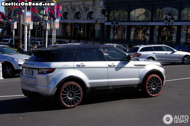 Strange sighting: Range Rover Evoque Marangoni HFI-R