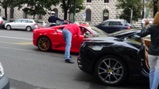 Meeting met 50 Ferrari's in Milaan