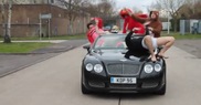 Video:Bentley Continental GTC è una vittima di The Harlem Shake
