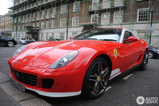 Une italienne en furie à Londres : la Ferrari 599 GTB 60F1