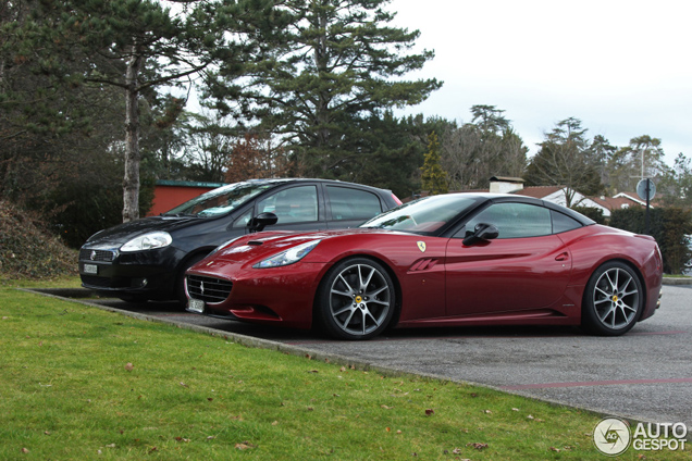 Gespot in klassiek rood: Ferrari California