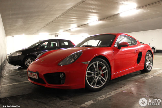 Gespot: Porsche Cayman S 2013