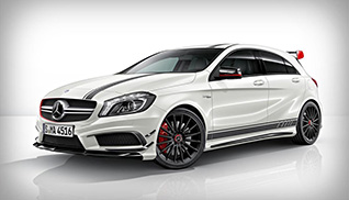 Mercedes-Benz A 45 AMG Edition 1 is very sporty
