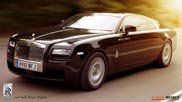 Rendering Wraith gives an impression of the powerful Rolls-Royce