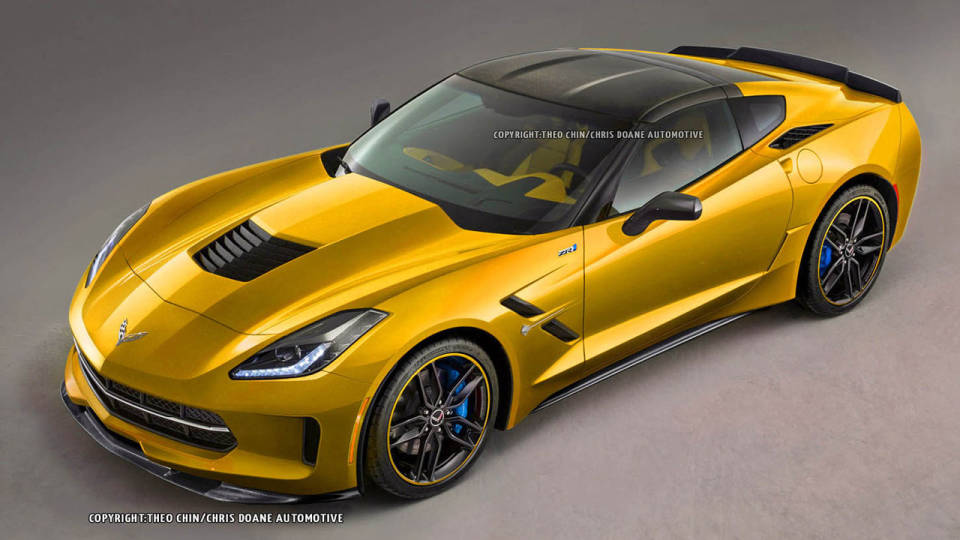 Rauw en wild: rendering Corvette ZR1