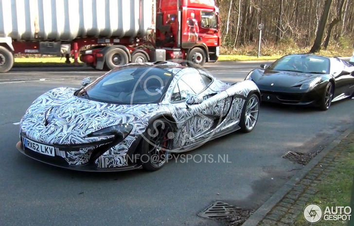 916 pk sterke McLaren P1 als prototype gespot