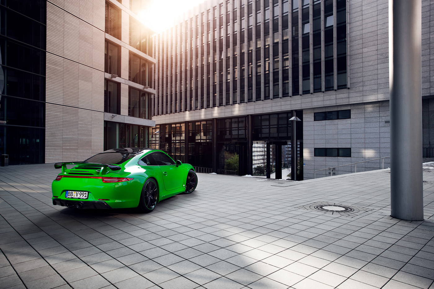 Lekker groen: Porsche 991 Carrera 4S volgens TechART