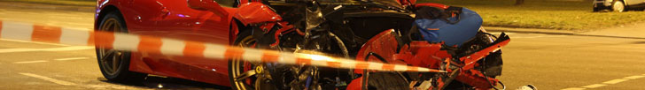 Brutto incidente per una Ferrari 458 Speciale a Berlino!