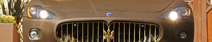 Servizio fotografico ad una Maserati GranCabrio Fendi