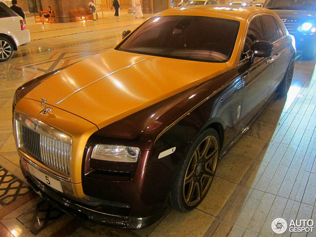 Sportief uitgevoerde Rolls-Royce Ghost gespot in Dubai