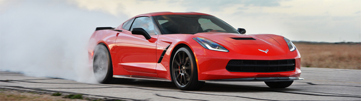Hennessey HPE700 Corvette is perfect for burn-outs