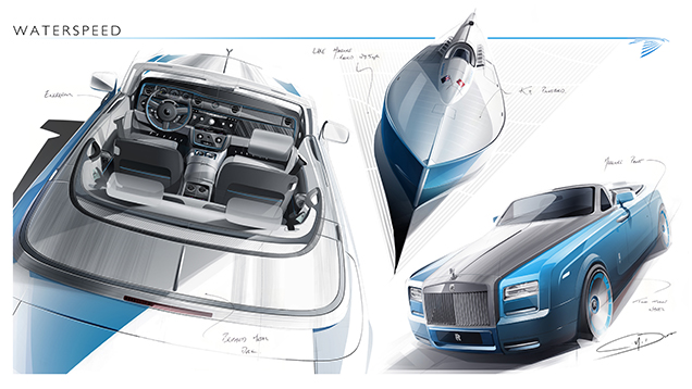 Rolls-Royce kondigt Drophead Coupé Bespoke Waterspeed collection aan