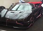 Koenigsegg One:1 with pink details for rich customer in China