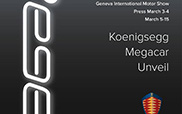科尼塞克宣布 Regera Mega Car 