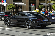 Robert Lewandowski's company car is an Audi RS7 Sportback