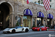 Spot of the Day USA: Red 488 GTB at the Beverly Wilshire 