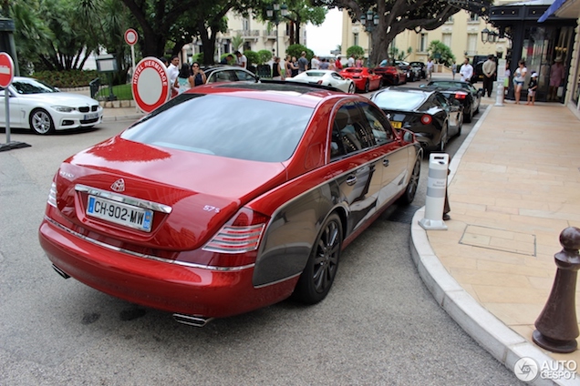 Deze Maybach 57S heeft een opvallend kleurtje