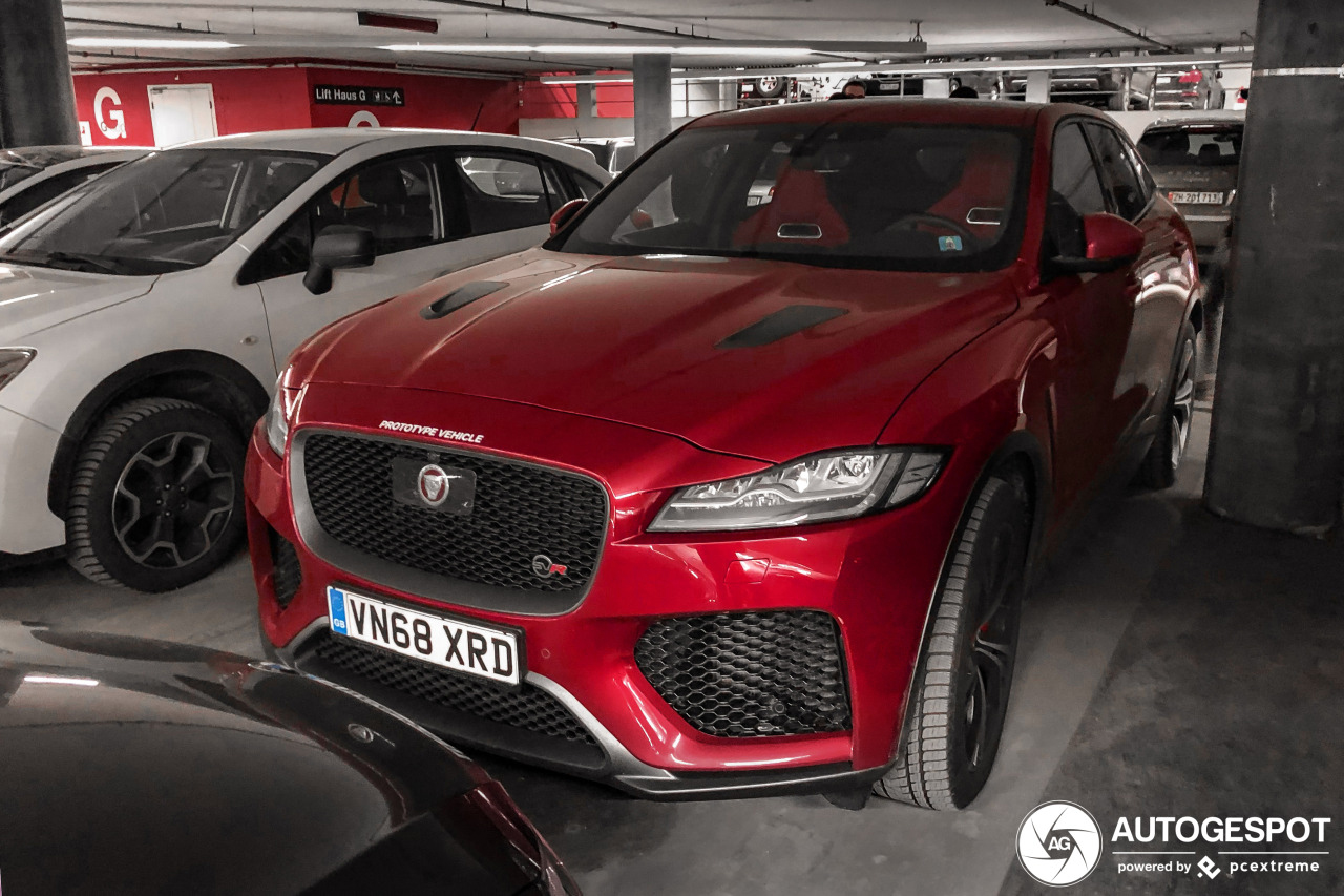 Gespot: Jaguar test nog altijd de F-PACE SVR