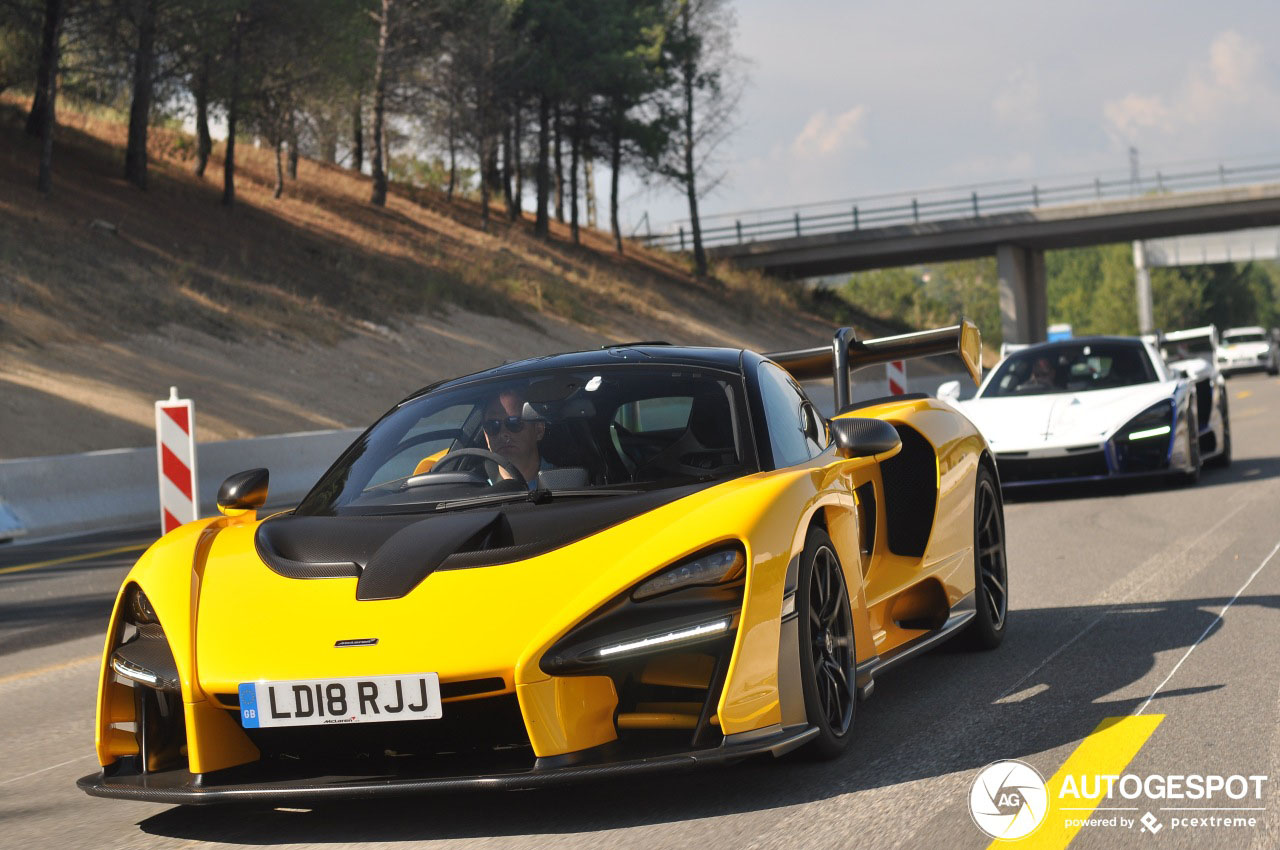 McLaren Senna gespot in goed gezelschap