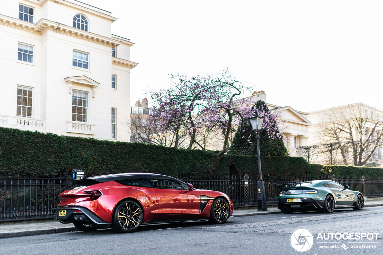 Eerste Aston Martin Vanquish Zagato Shooting Brake is gespot