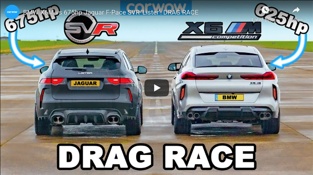 Filmpje: twee zwaargewicht suv's nemen het op tegen elkaar