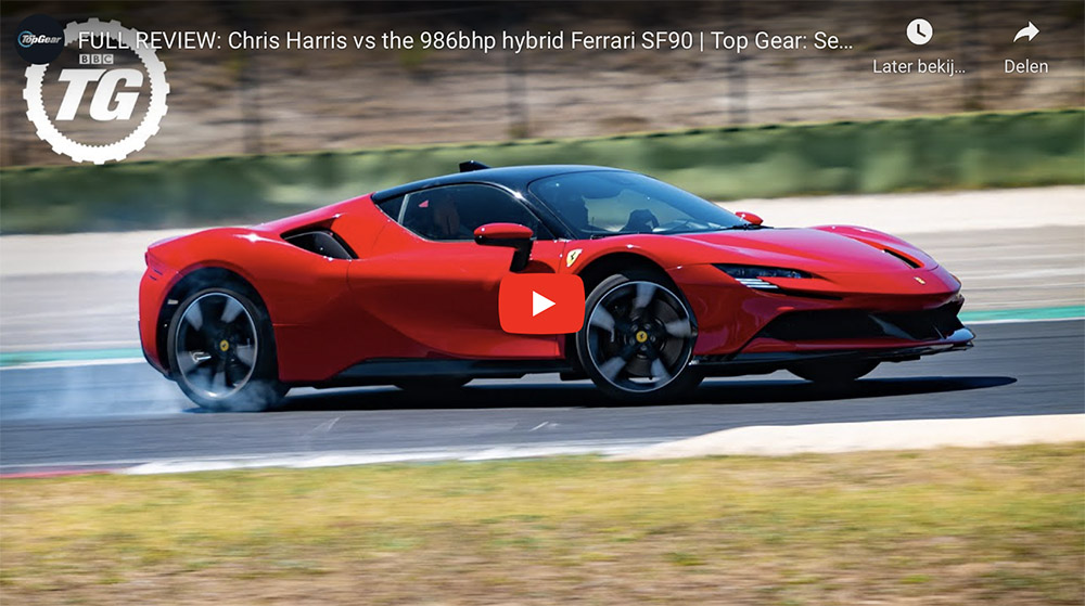 Filmpje: Chris Harris voelt de Ferrari SF90 Stradale aan de tand